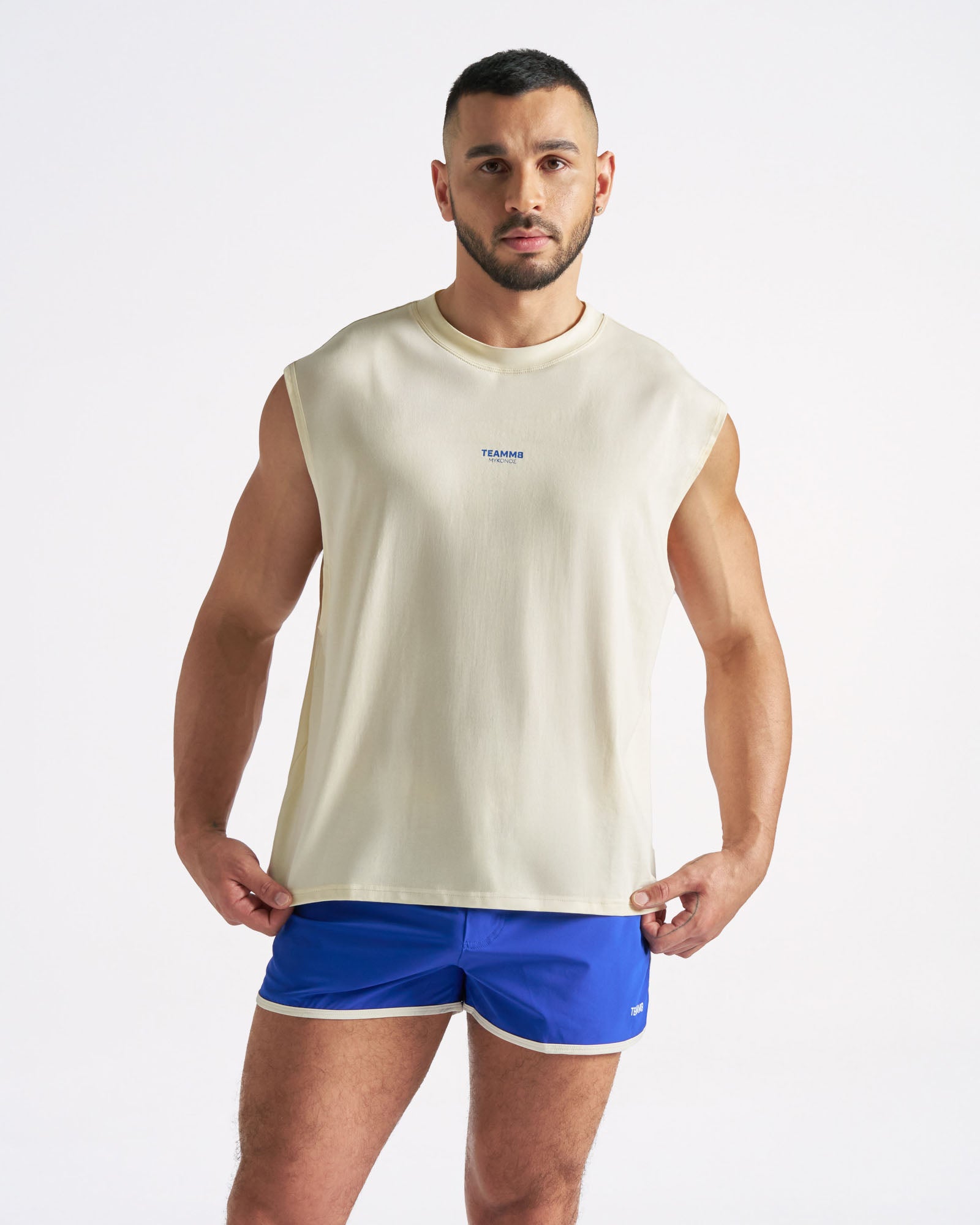 Mykonos Box Muscle Tank - Shell