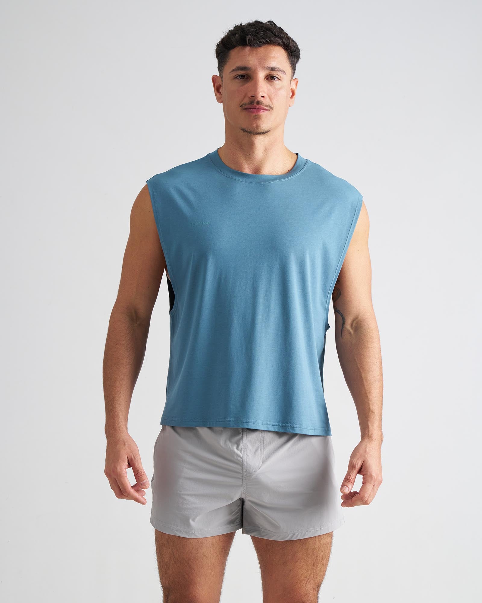Strike Box Muscle Tank - Steel