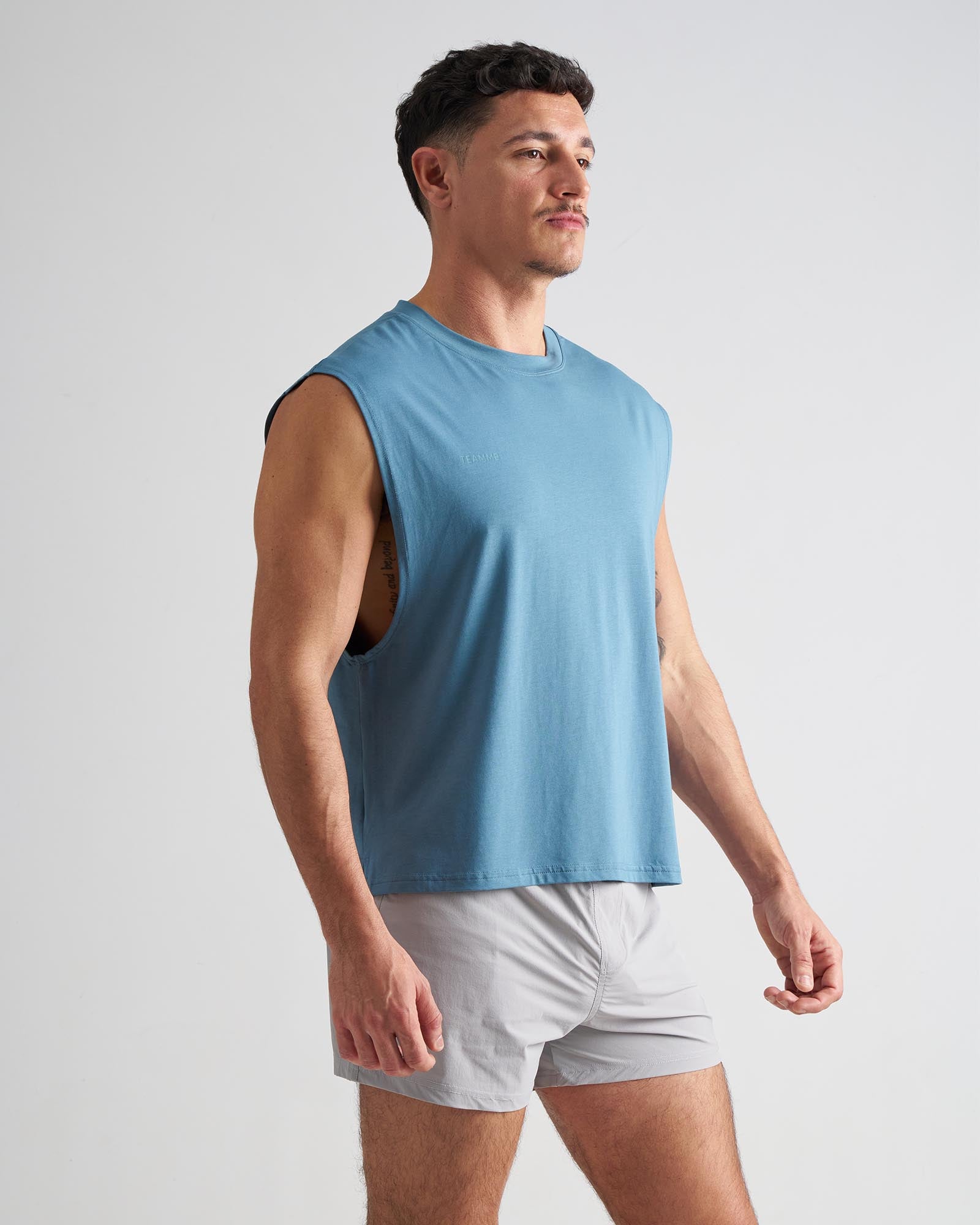 Strike Box Muscle Tank - Steel