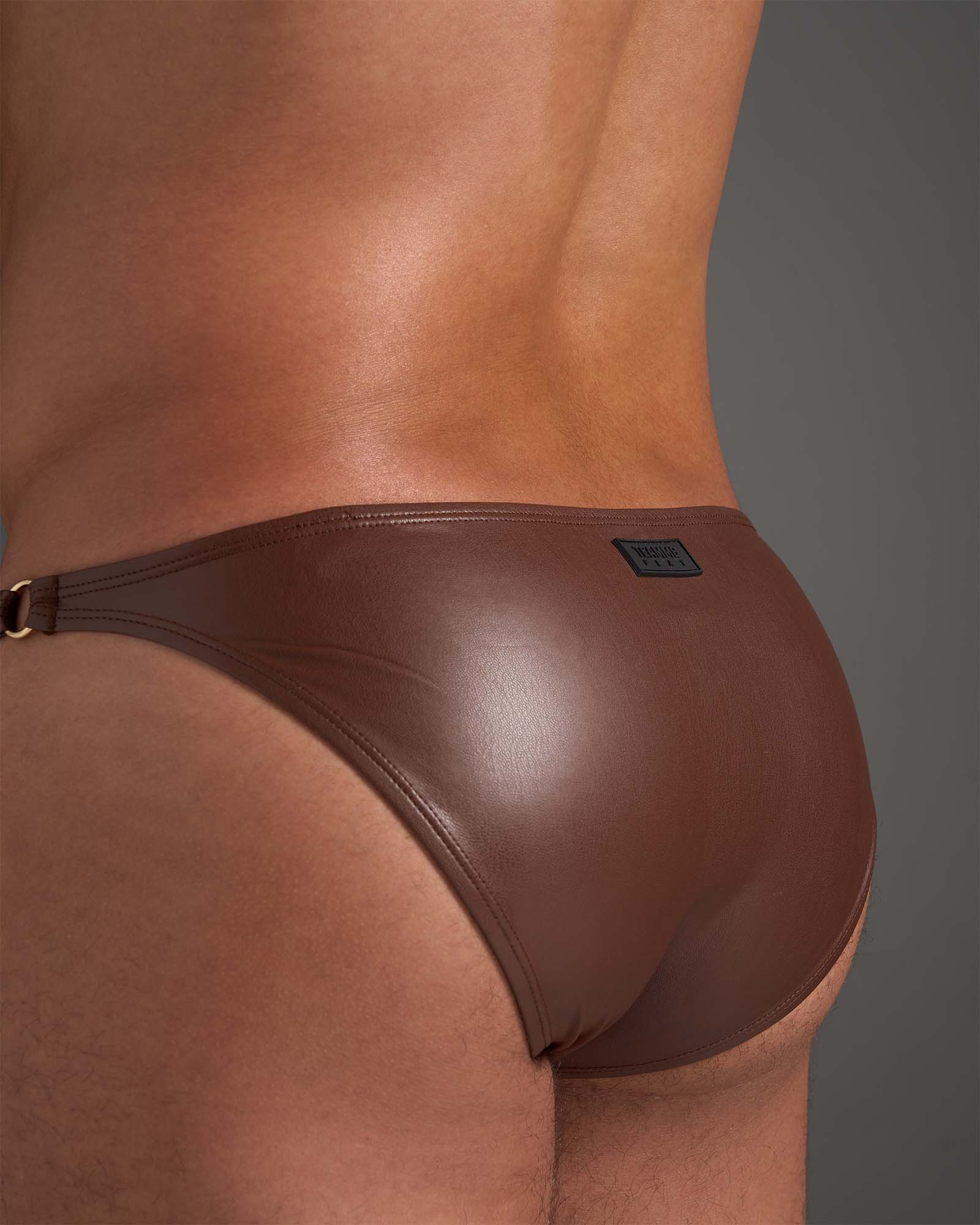 Flex Brief - Faux Leather Saddle