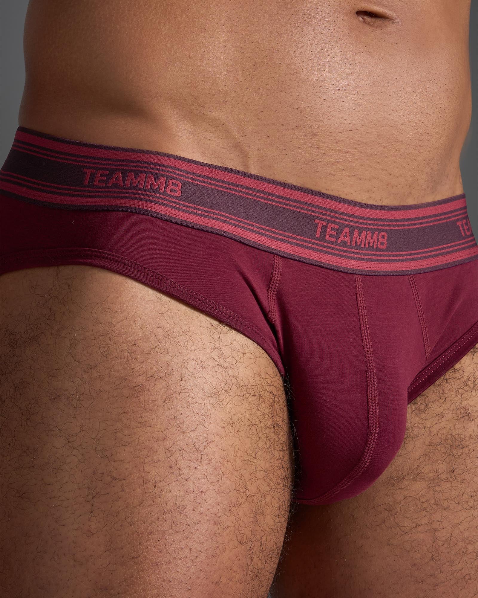 New Classic Cotton Brief - Wine