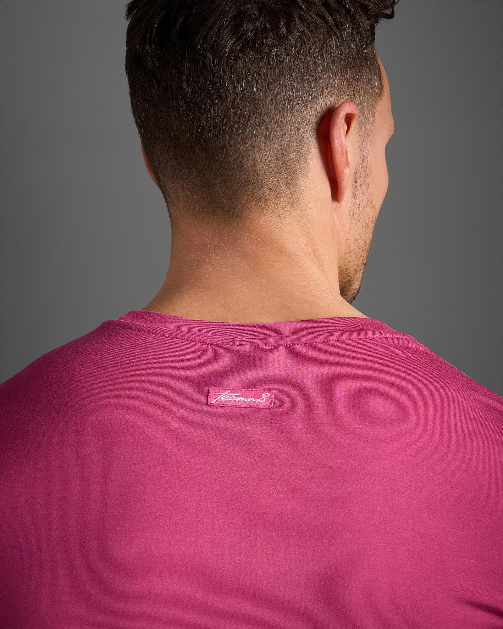 Camiseta Crop Body Bambú - Burdeos