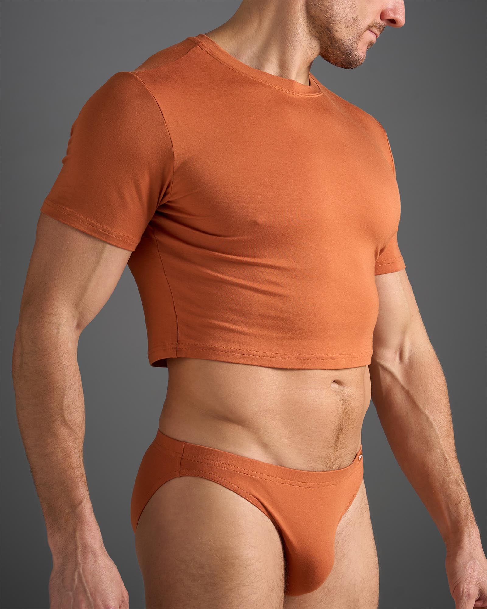 Camiseta Crop Body Bambú - Siena