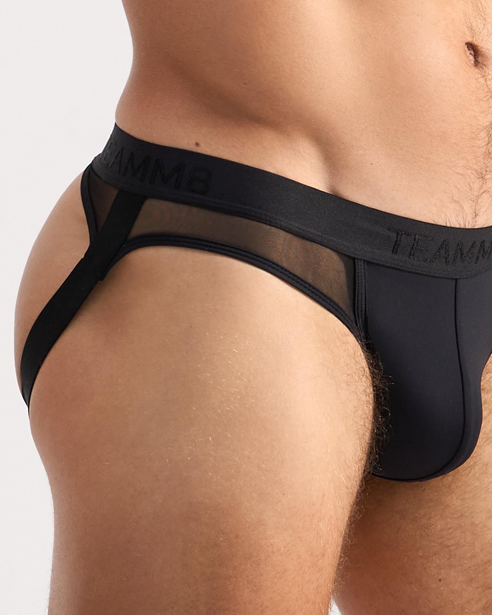 Score Sheer Slim Jockstrap - Black