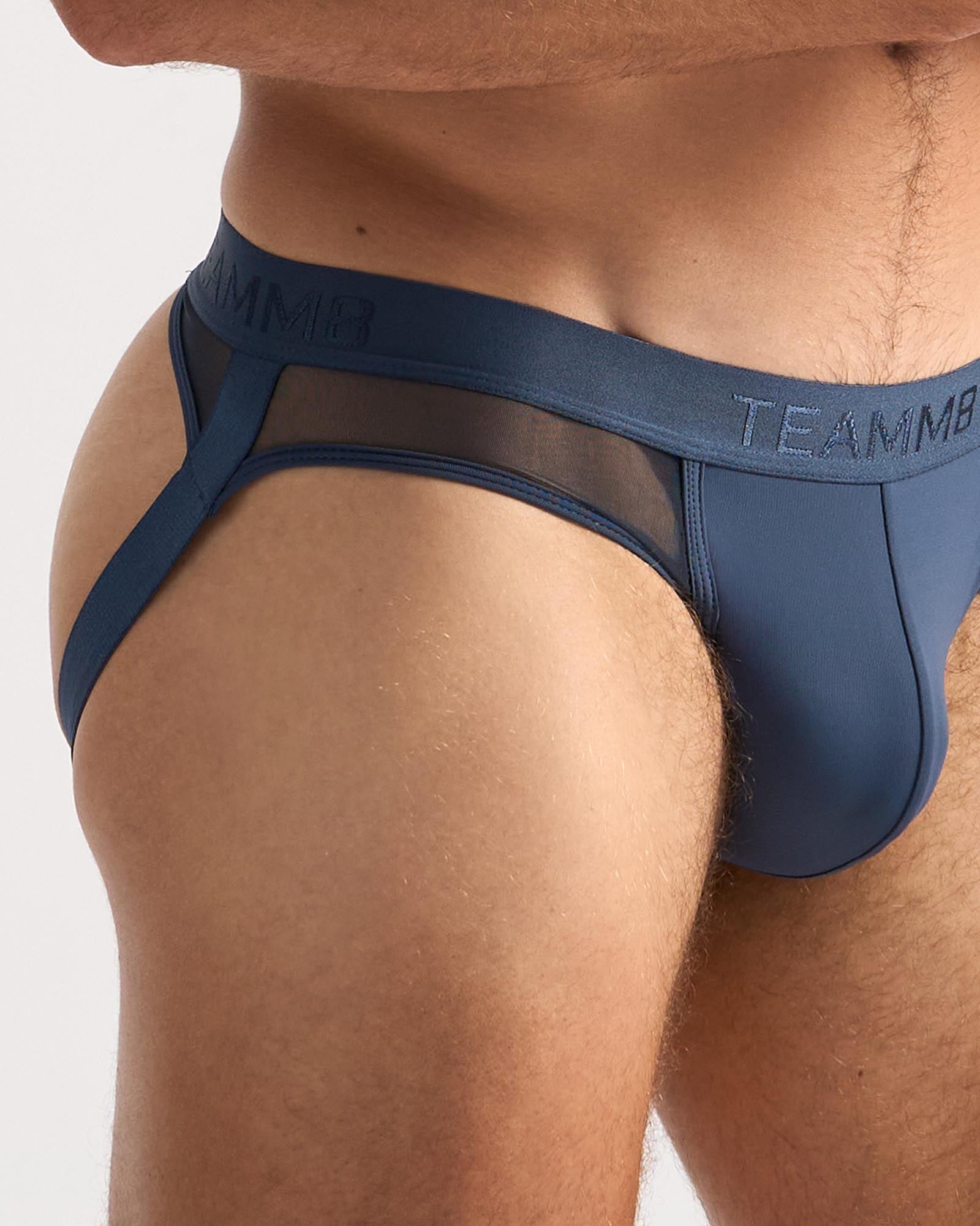 Score Sheer Slim Jockstrap - Midnight Navy