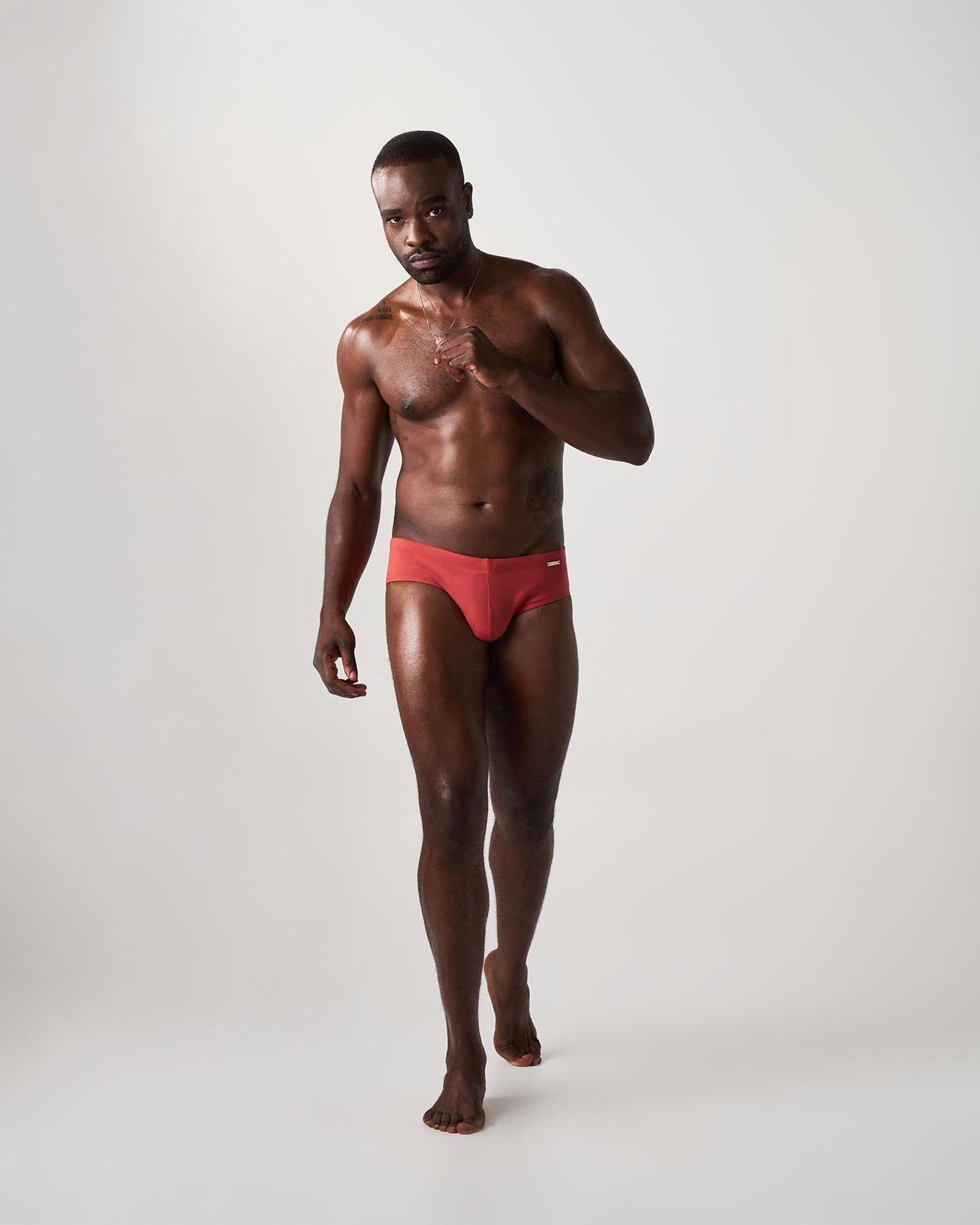 Statement Wide Swim Brief | Men's Swim Briefs | TEAMM8.com