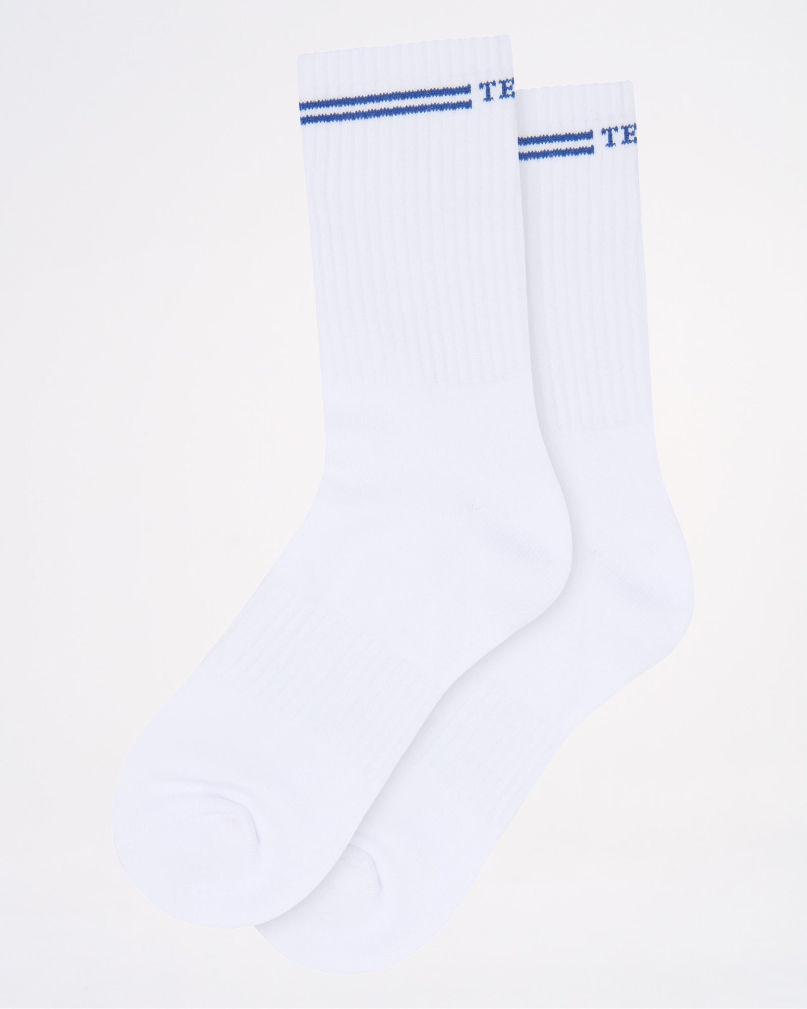 Classic Crew Socks - White|Blue