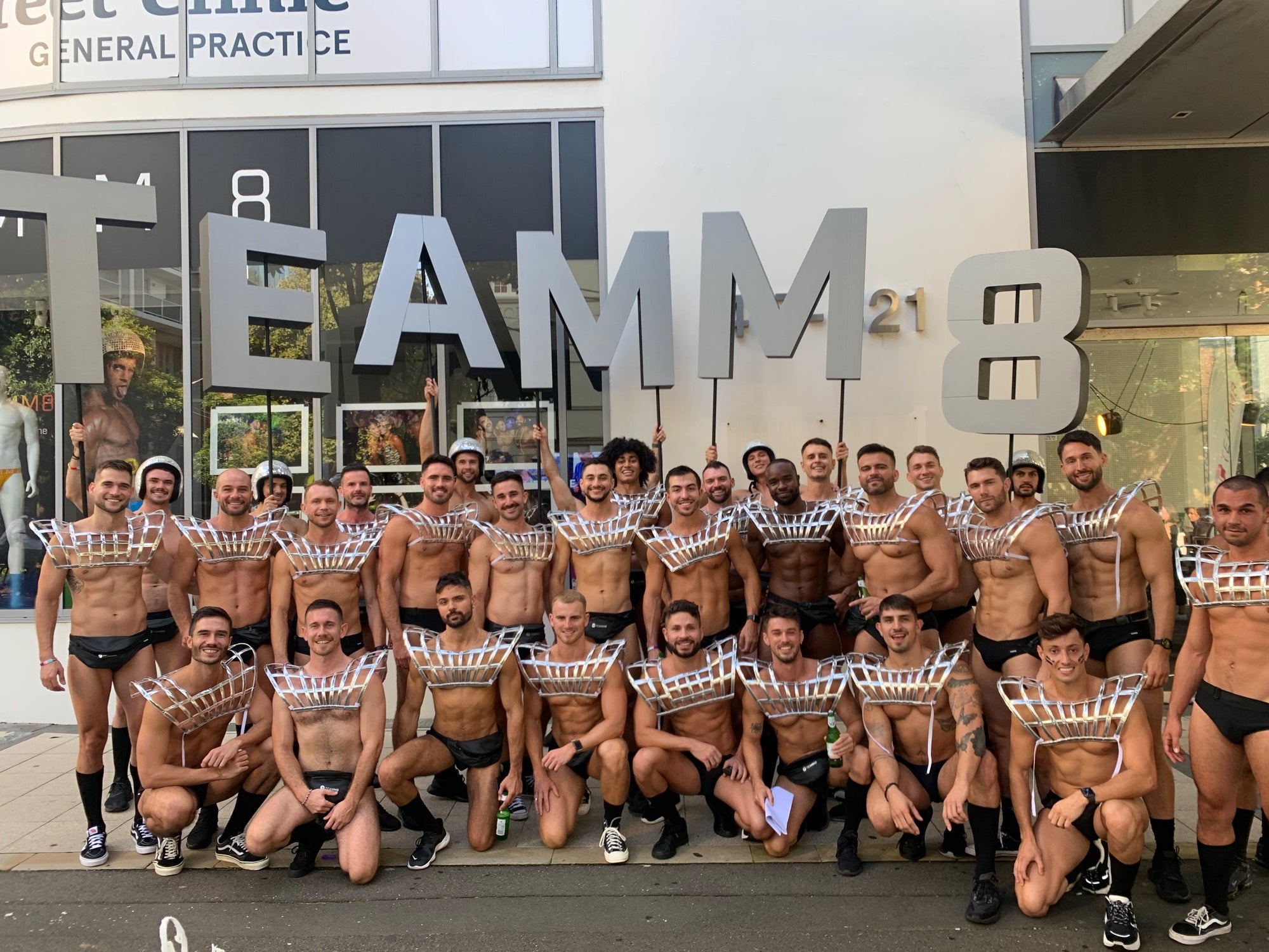 TEAMM8 at Mardi Gras Parade 2022
