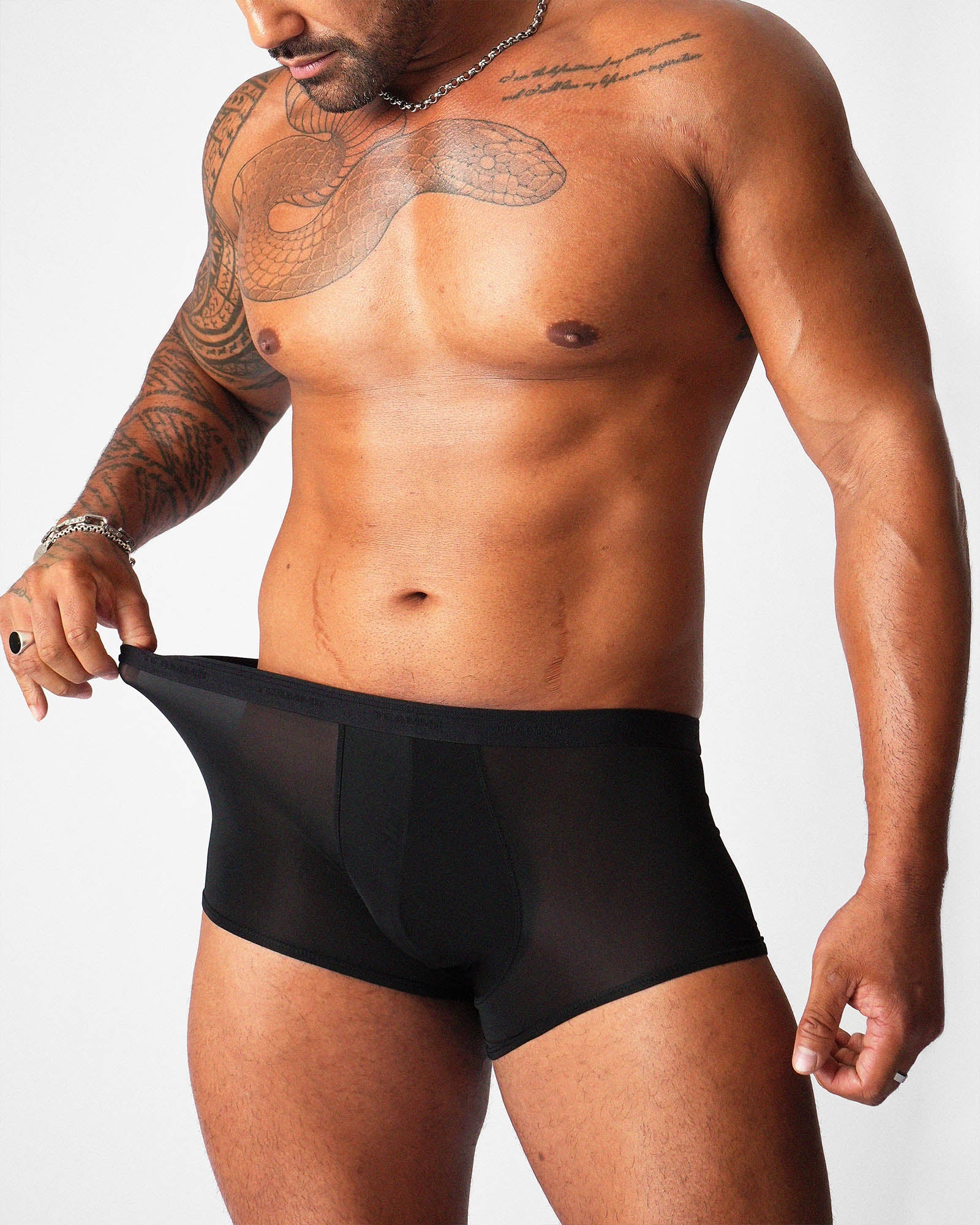 Allure Sheer Trunk - Noir