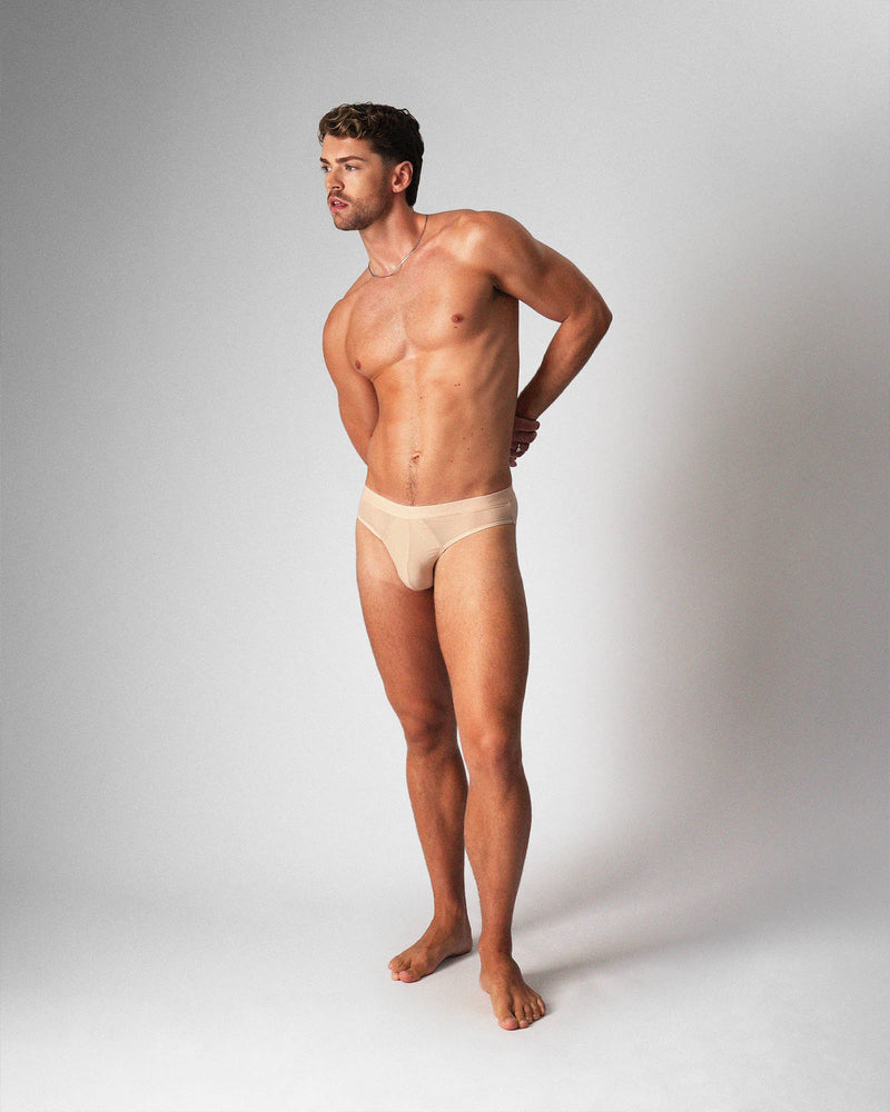 Allure Sheer Brief - Husk