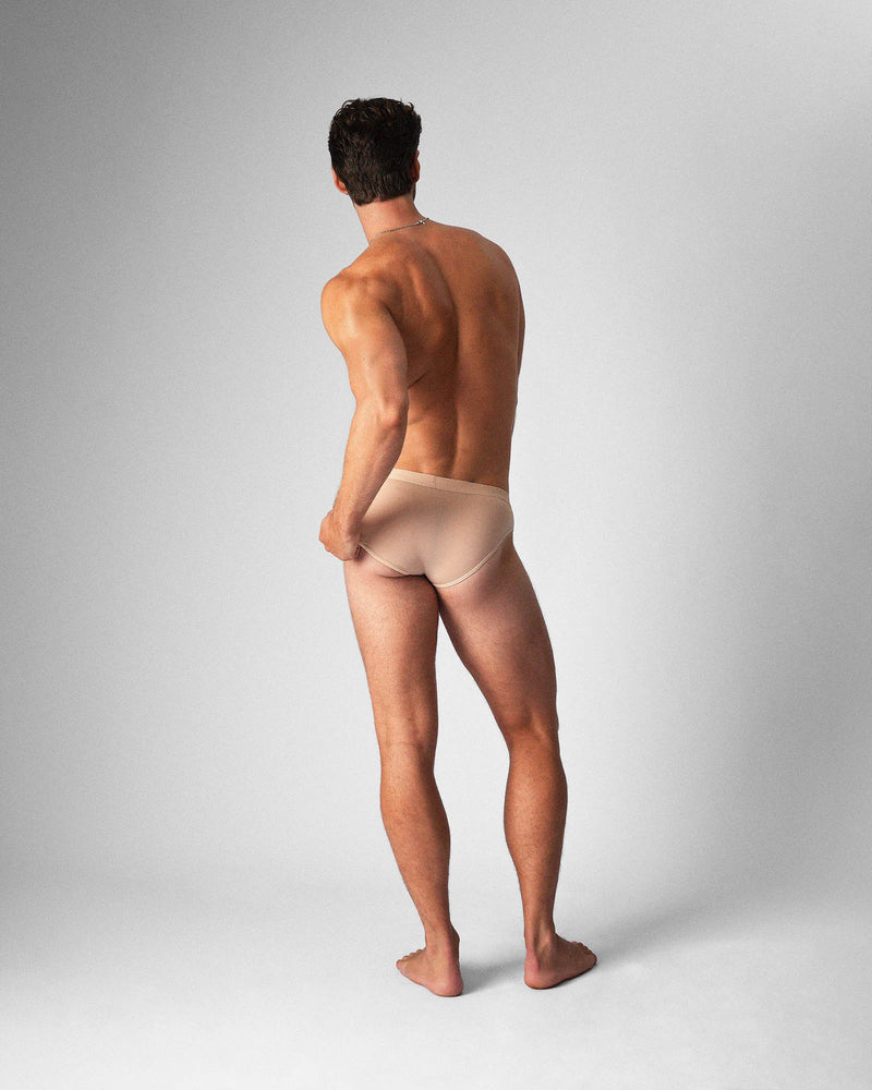 Allure Sheer Brief - Husk