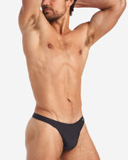 Side shot of Eclipse Thong in black color