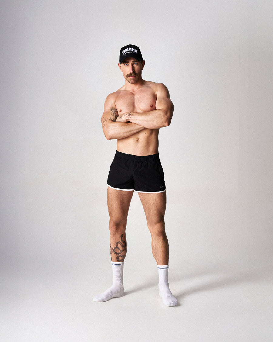 S.S.C. Legacy Scallop Short - Black