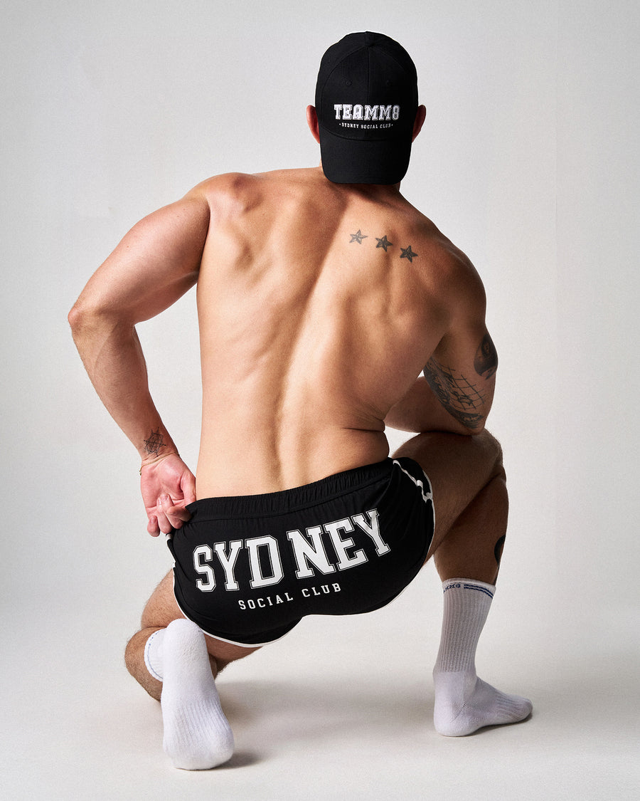 S.S.C. Legacy Scallop Short - Black