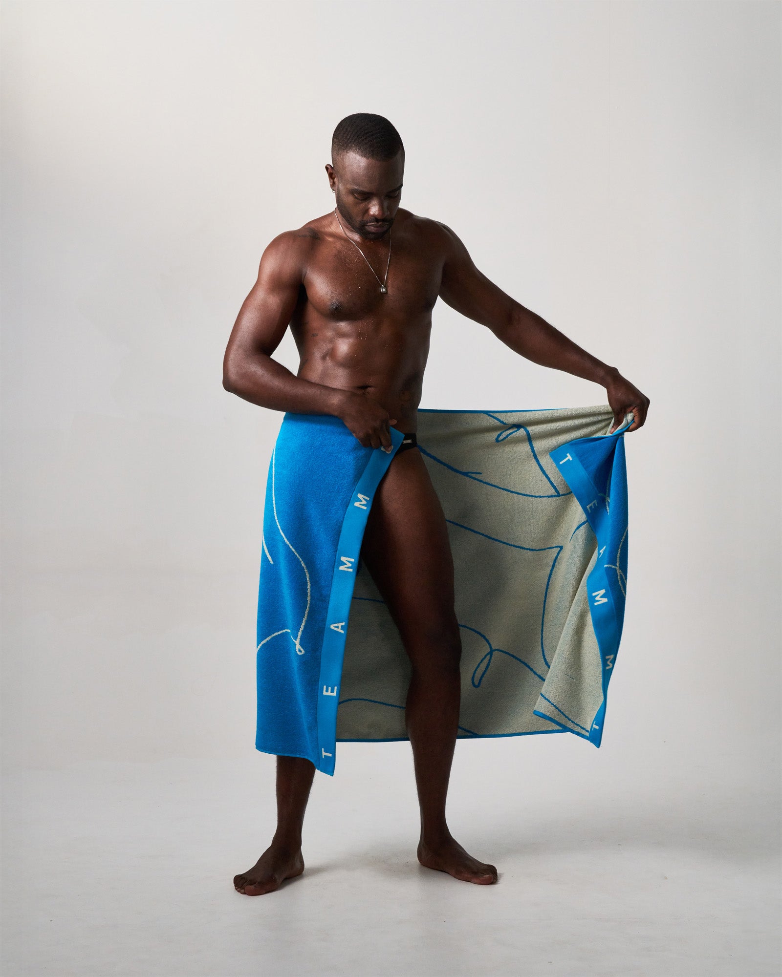Physique Beach Towel - Azure