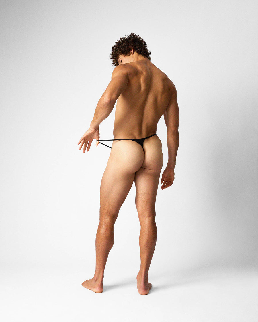Flaunt Micro Thong - Onyx