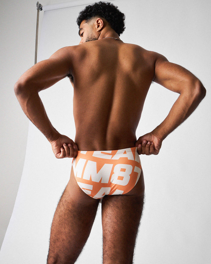Headliner Bikini Swim Brief - Orange