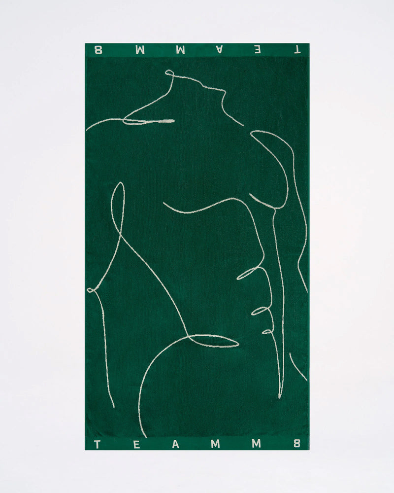 Physique Beach Towel - Emerald