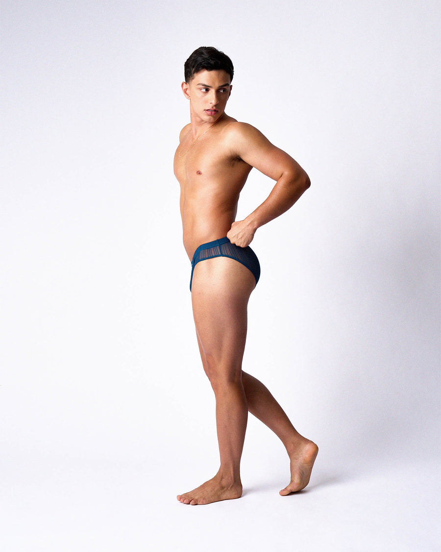 Romeo Sheer Bikini Brief - Abyss