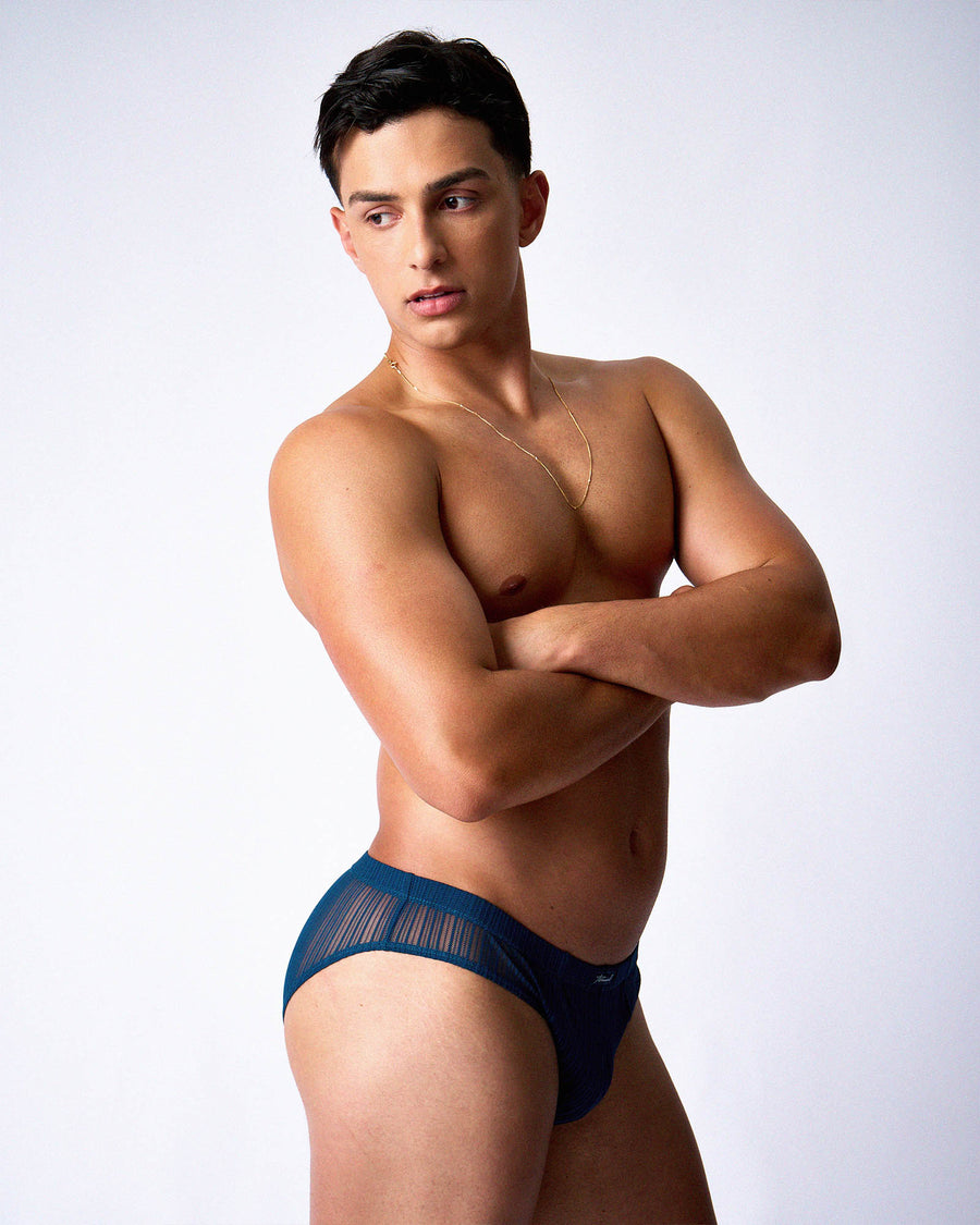 Romeo Sheer Bikini Brief - Abyss