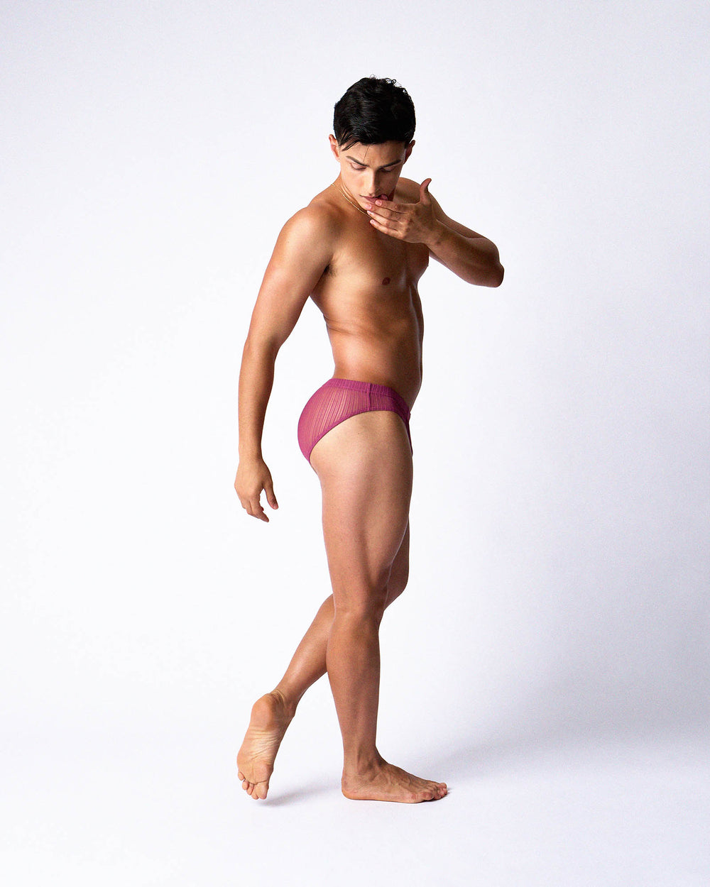 Romeo Sheer Bikini Brief - Dusk