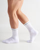 Classic Crew Socks - White|Green
