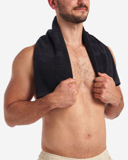 TEAMM8 Gym Towel - Black