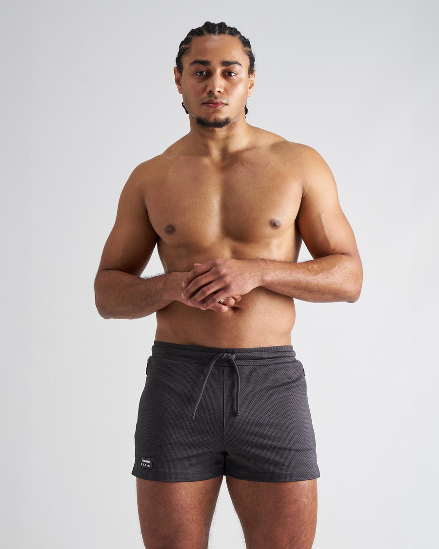 S.S.C. Fraternity Mesh 3" Short - Gunmetal