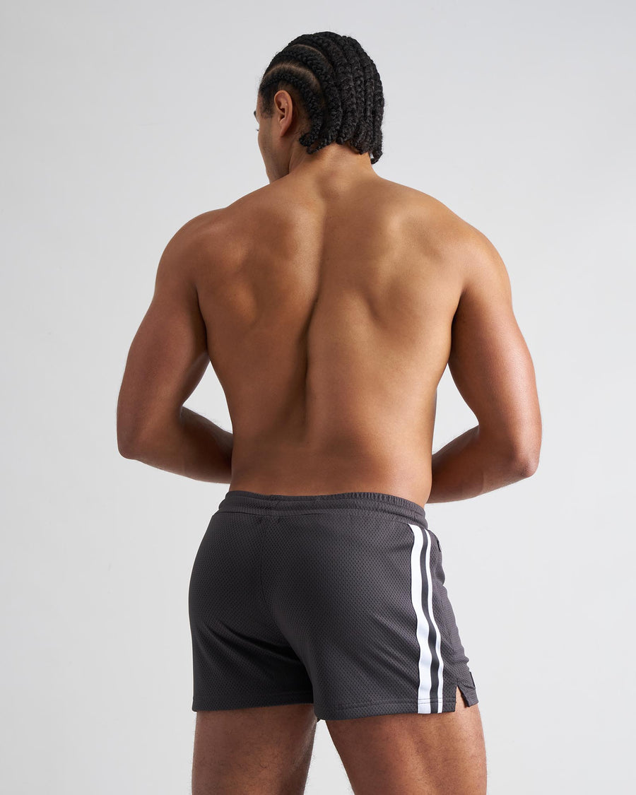 S.S.C. Fraternity Mesh 3" Short - Gunmetal