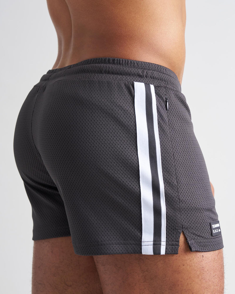 S.S.C. Fraternity Mesh 3" Short - Gunmetal