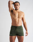 S.S.C. Fraternity Mesh 3" Short - Forest Green