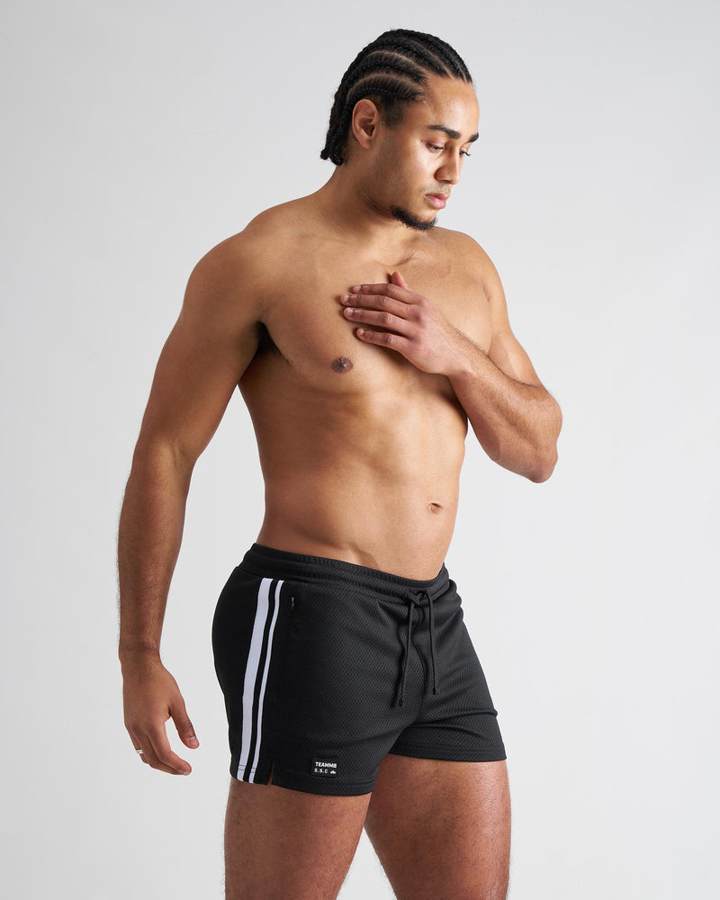 S.S.C. Fraternity Mesh 3" Short - Black