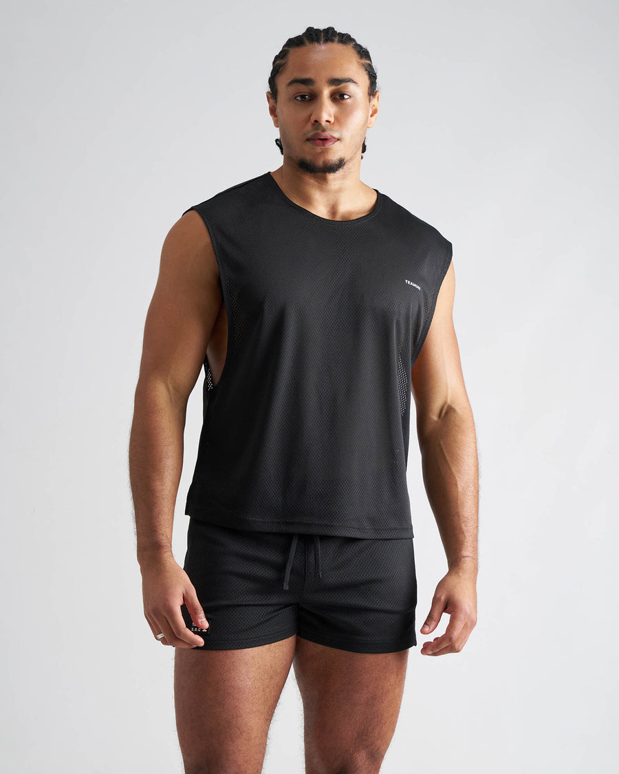 S.S.C. Mesh Muscle Tank - Black
