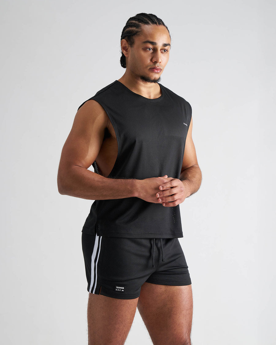 S.S.C. Mesh Muscle Tank - Black