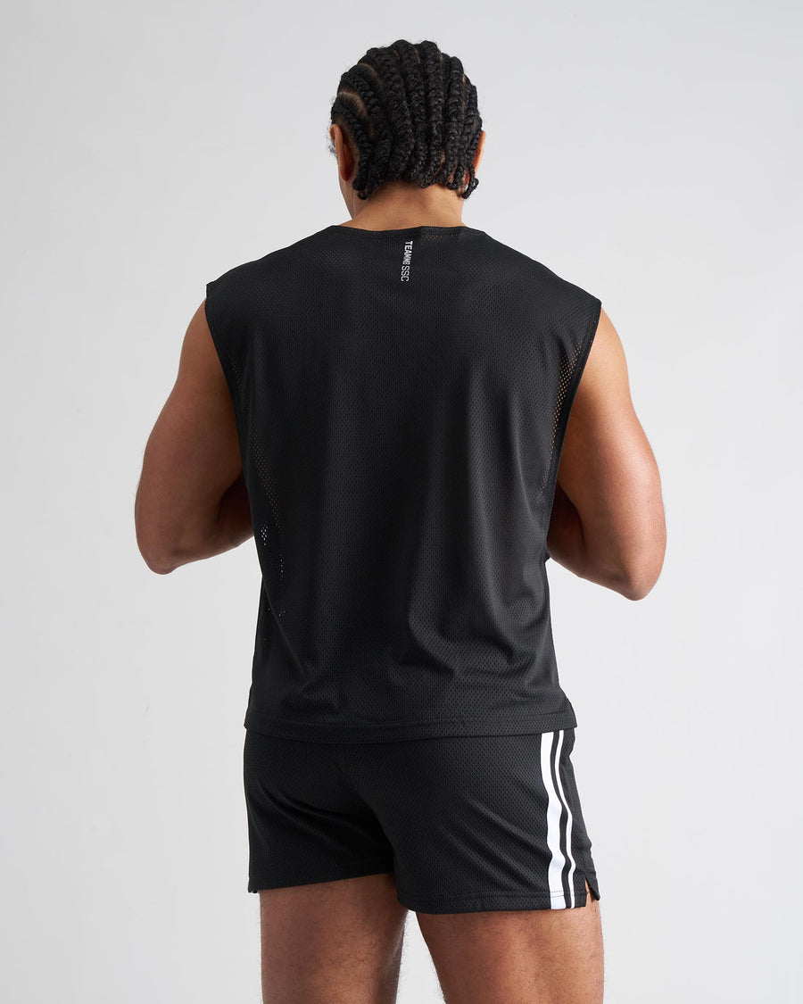 S.S.C. Mesh Muscle Tank - Black