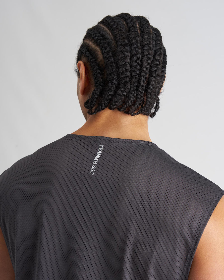 S.S.C. Mesh Muscle Tank - Gunmetal