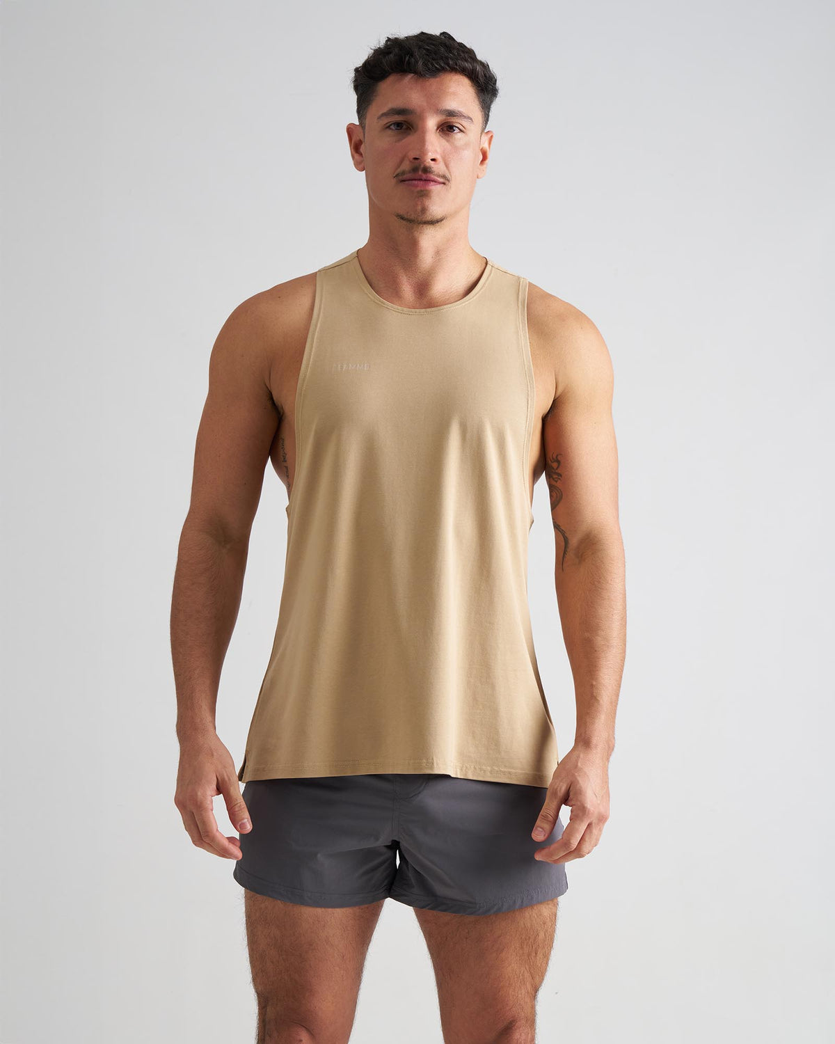 Back Pulse Tank Pulse Tank - Tan | Men's Tank Tops | TEAMM8 – TEAMM8 Australia