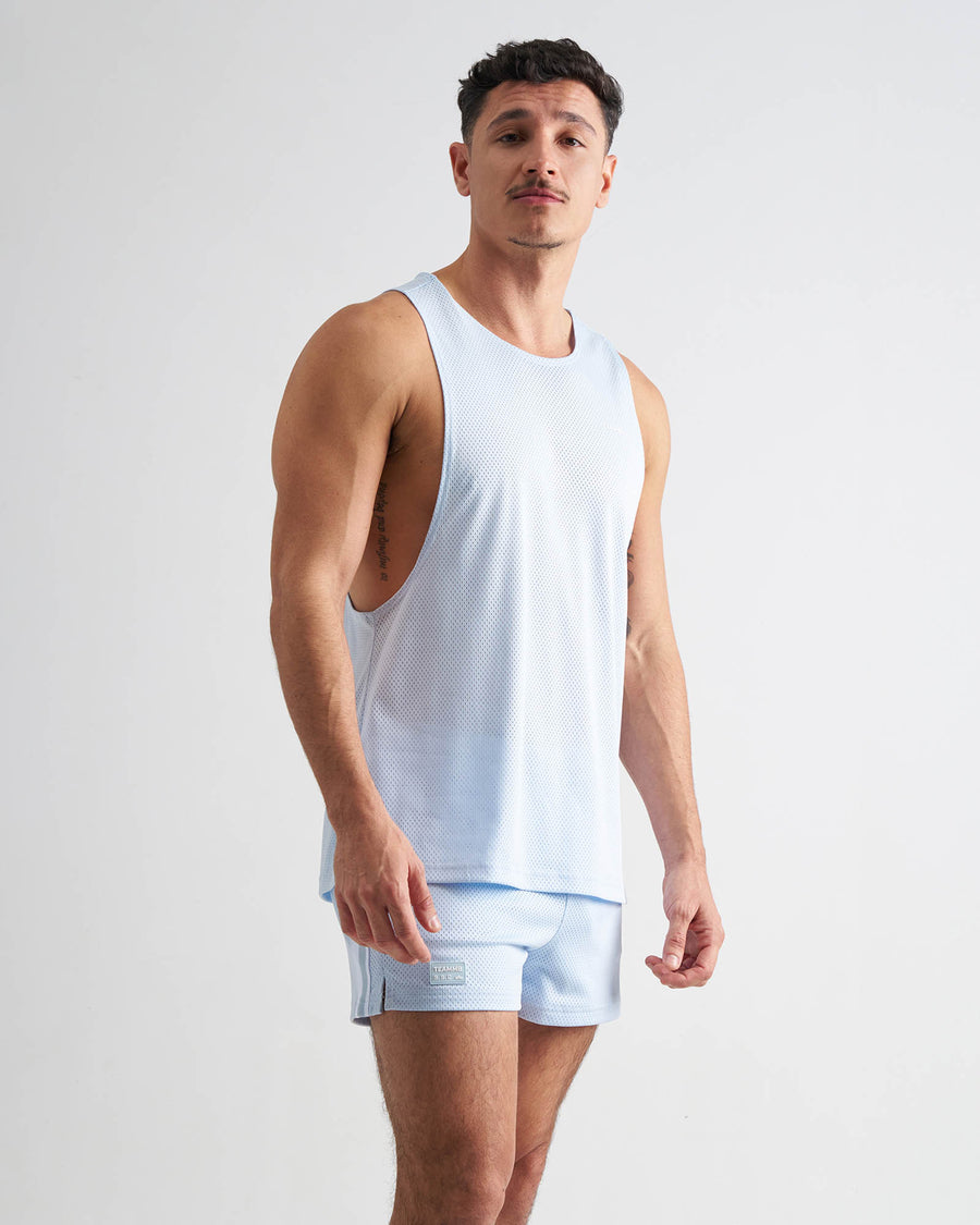 S.S.C. Mesh Tank - Light Blue