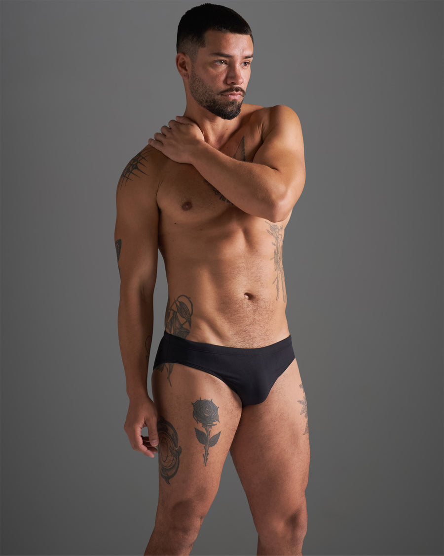 TEAMM8 Standard Swim Brief - Black