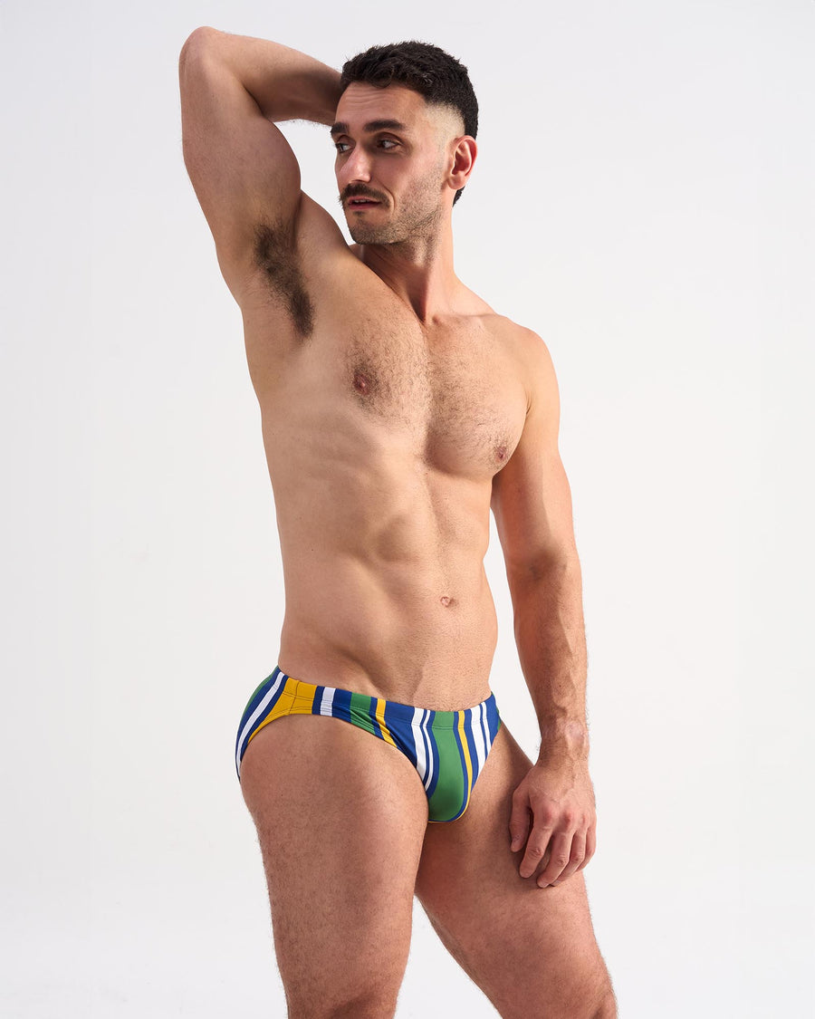 Cabana Bikini Swim Brief - Navy Mix