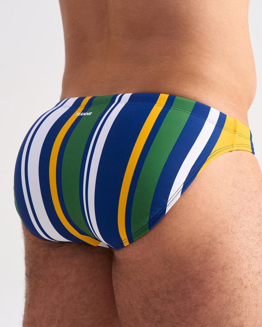 Cabana Bikini Swim Brief - Navy Mix