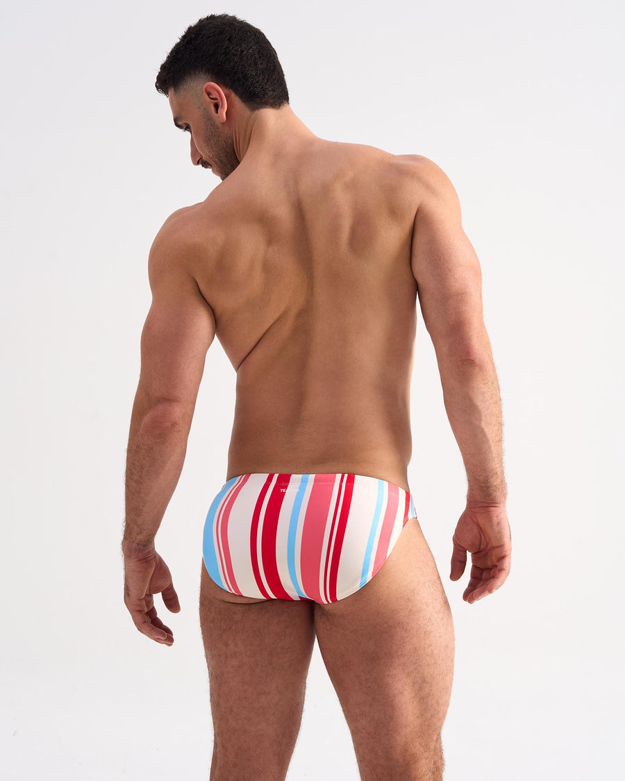 Cabana Bikini Swim Brief - Pink Mix