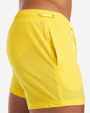 Grid Swim Short - Bondi Yellow