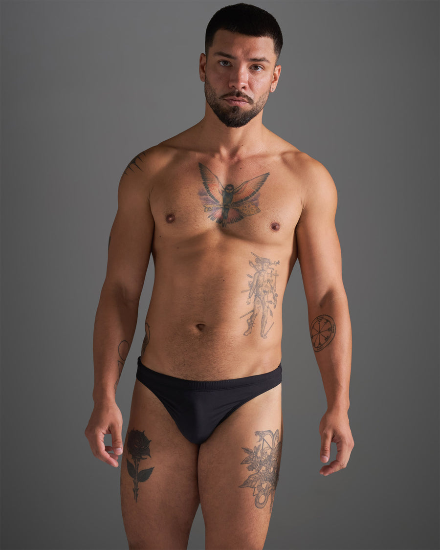 TEAMM8 Standard Swim Thong - Black