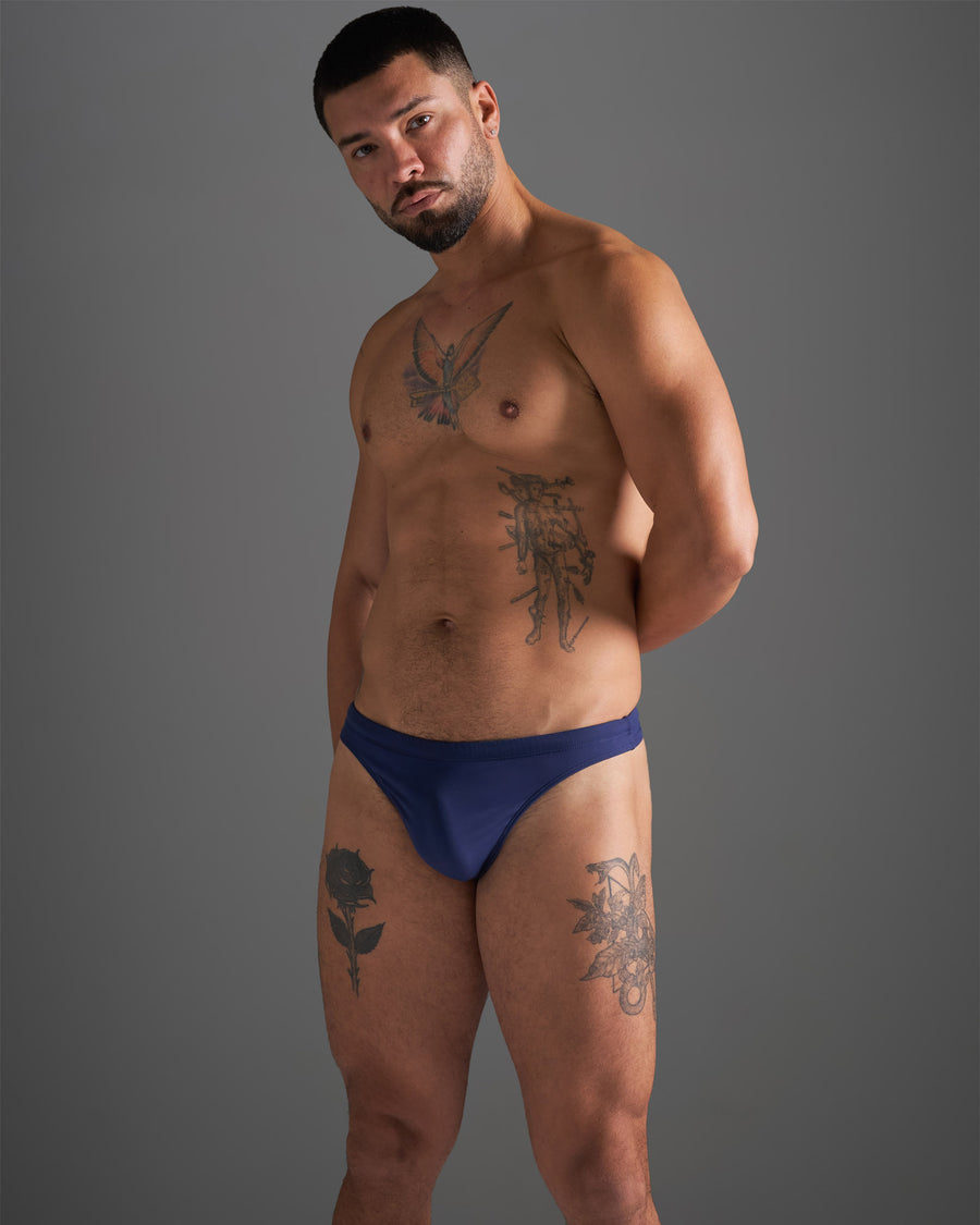 TEAMM8 Standard Swim Thong - Navy