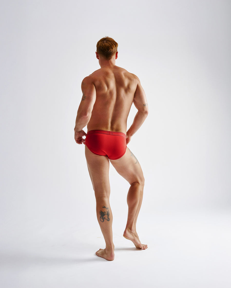 Cotton Classic Brief - Crimson
