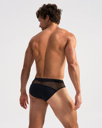 Score Sheer Slim Brief - Black