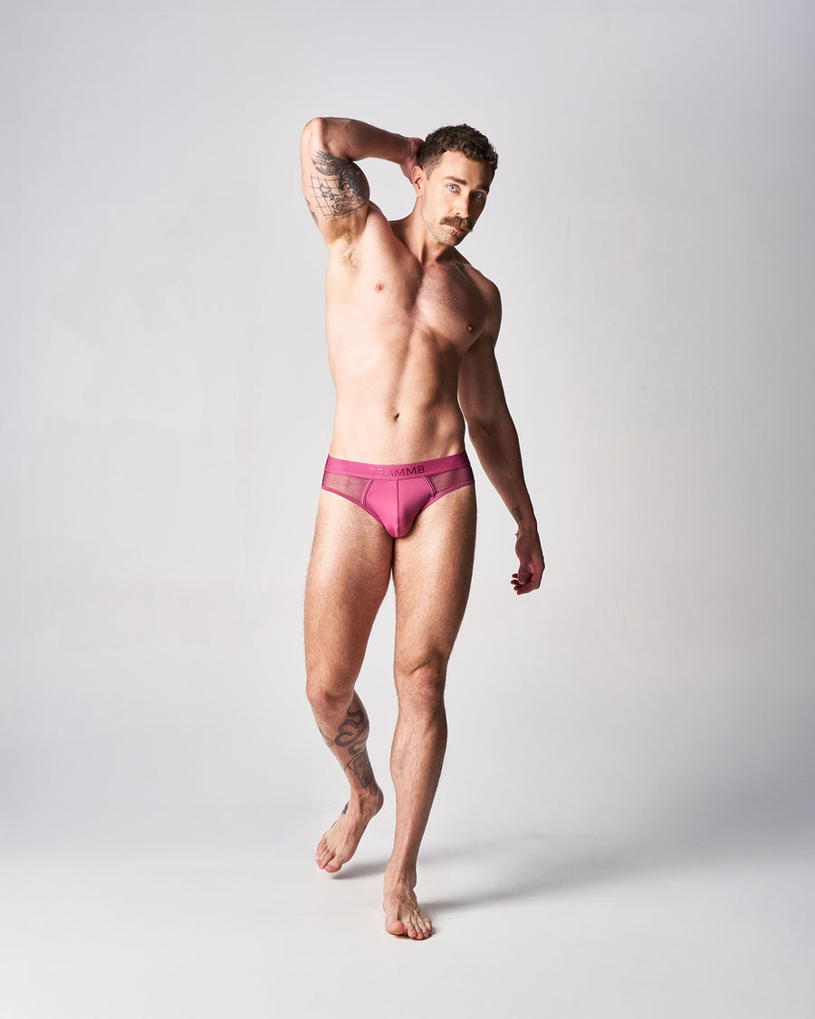 Score Sheer Slim Brief - Boysenberry