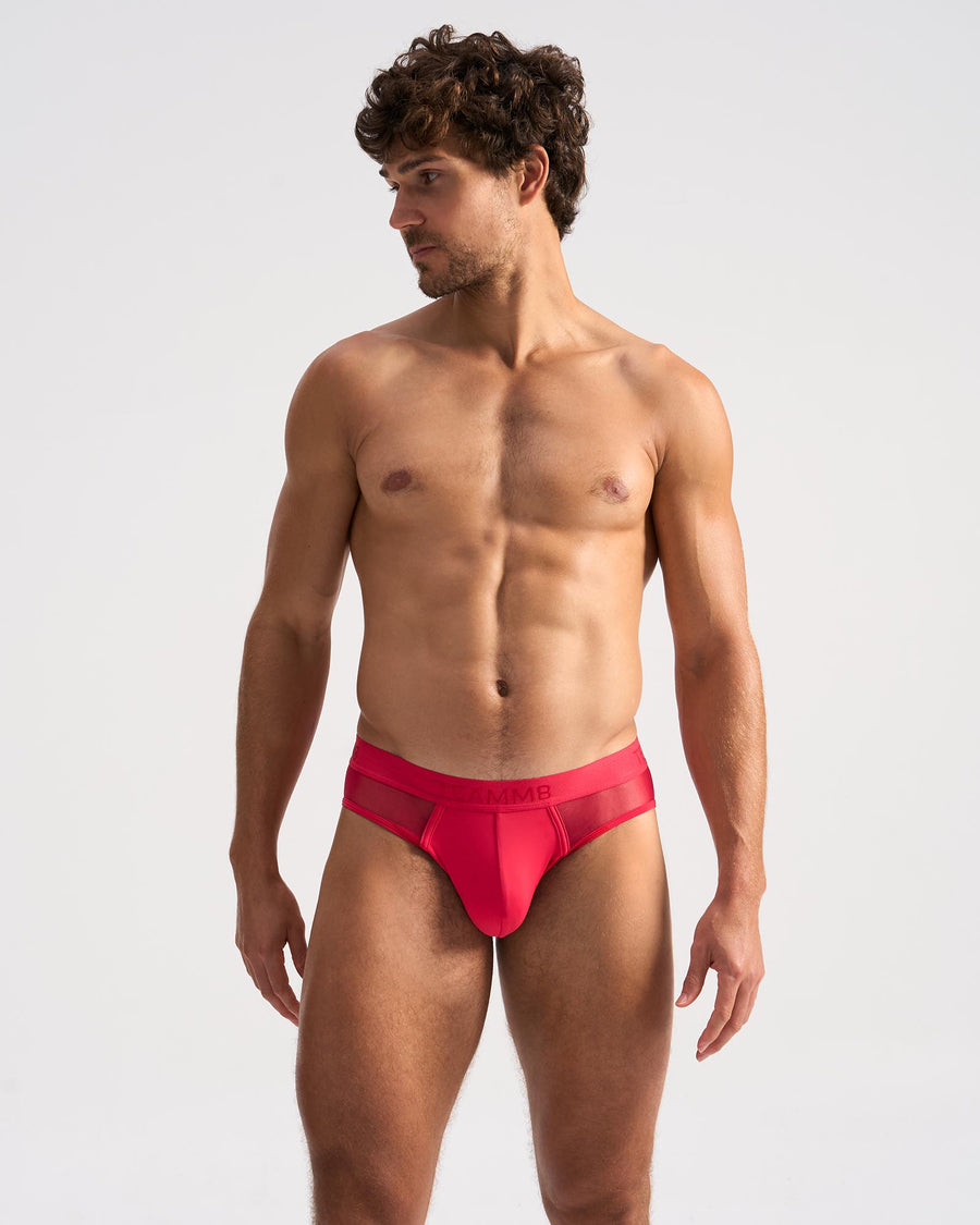 Score Sheer Slim Brief - Magenta