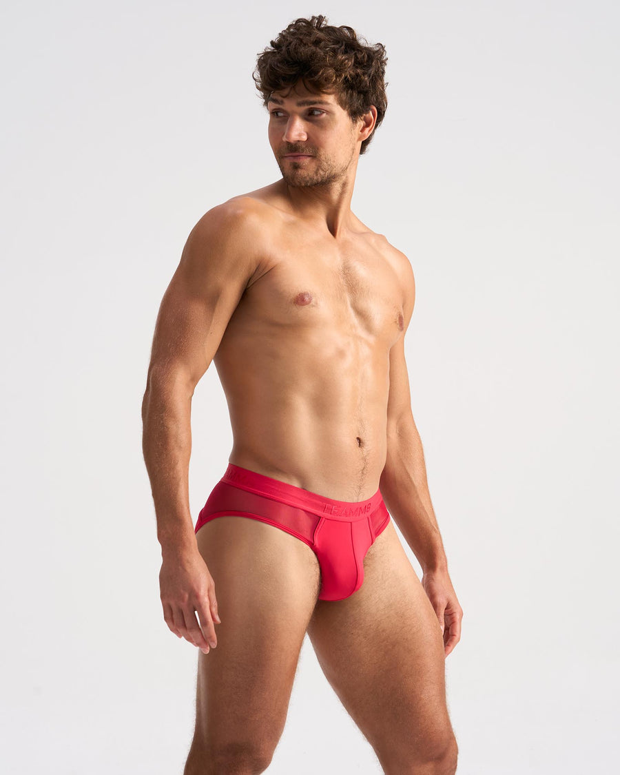 Score Sheer Slim Brief - Magenta